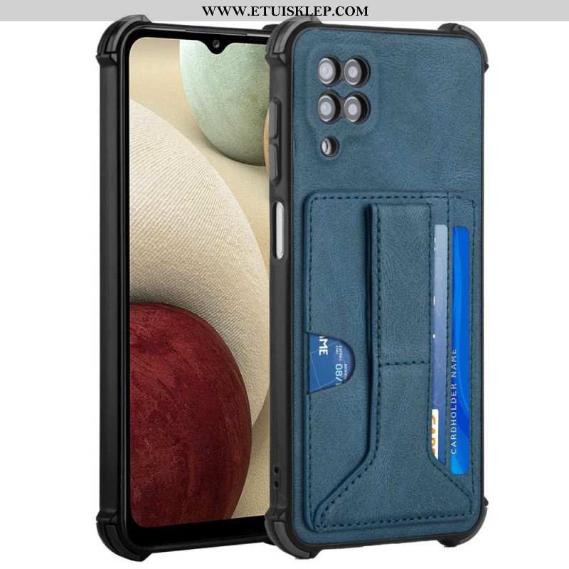 Futerały do Samsung Galaxy M12 / A12 Skórzany Stojak I Etui Na Karty